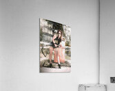 Retro gas shop rock Acrylic Print