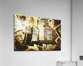 The vintage postage card Acrylic Print