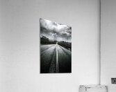Dark stormy road to Cradle Mountain in Tasmania Acrylic Print