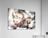 Technology Smart Woman Using Cloud Computing Acrylic Print