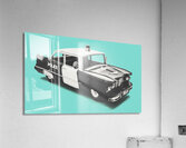 Black and blue Acrylic Print