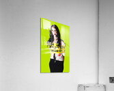 Zombie woman taped up Acrylic Print