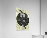 Line art rifle range Acrylic Print