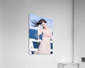 Summer Breeze Woman Acrylic Print