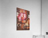 Vintage cupcake tin sign Acrylic Print