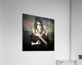 Beautiful Grunge Woman In Dark Vogue Fashion Style Acrylic Print