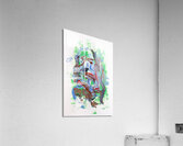 Abstract painting. Division is their narrative Acrylic Print