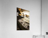 Dramatic dark coast Acrylic Print