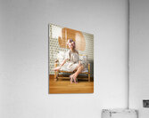Vintage Fashion Photo Of A Sexy Blond Woman Acrylic Print