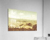 Pastel tone mountains Acrylic Print