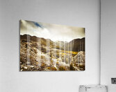 Rocky valley mountains Acrylic Print