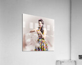 Baking pin up cook Acrylic Print