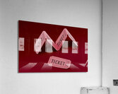 Vintage cinema movie ticket Acrylic Print