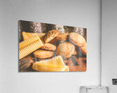 Vintage butter shortbread biscuits Acrylic Print