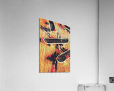 Grunge skate art Acrylic Print