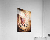 Beach milkshake with a strawberry splash Acrylic Print