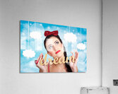 Inspire to create. Pinup your dreams to the sky Acrylic Print