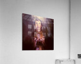 Beautiful Romantic Woman In A Dark Autumn Forest Acrylic Print