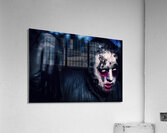 Scary zombie looking gravely ill. Monster disease Acrylic Print
