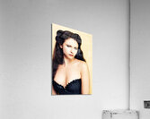Retro Portrait Of A Young Brunette Beauty Acrylic Print