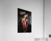 Dark face of fear. Fright night Acrylic Print