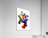 Modern rainbow art Acrylic Print