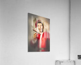 Santa elf preparing for Christmas Acrylic Print