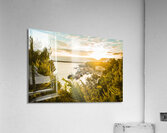 Harbouring a colourful vista Acrylic Print