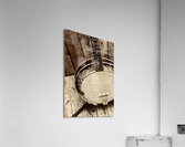 Vintage banjo barn dance Acrylic Print