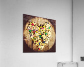 Pop heart togetherness Acrylic Print