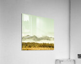 Majestic misty mountains Acrylic Print