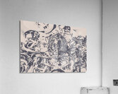 Nautical silver Acrylic Print