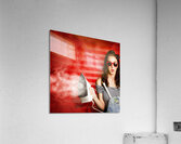 Pin up housekeeping maid Acrylic Print