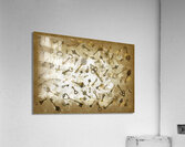 Milk and keys abstract still life Acrylic Print