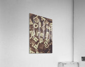 Newsprint journalism Acrylic Print