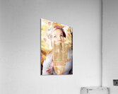 Retro Pinup Girl Doing Spring Clean Acrylic Print