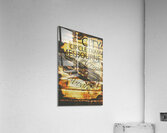 Vintage Melbourne tram tin sign Acrylic Print