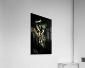 Security Detective With Magnifying Glass Acrylic Print