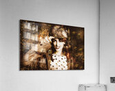 Tough pin up soldier Acrylic Print