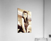 Parkbench pinup Acrylic Print