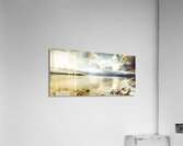 Beach panorama of a sunrise over the sea Acrylic Print