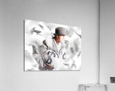 The running dollar collapse Acrylic Print