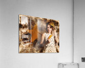 Creative cooking pin-up Acrylic Print