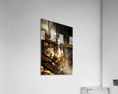 Cosy open fire. Cottage artwork Acrylic Print