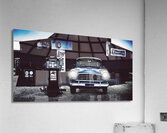 60s Australian FC Holden parked at old garage Acrylic Print