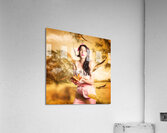 Fall fashion pinup Acrylic Print