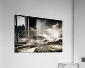 Road storm Acrylic Print