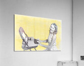 Vintage typewriter advertising Acrylic Print