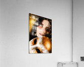 Beautiful Female Performer Face. Perfect Makeup Acrylic Print