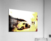 Retro Surfers Illustration Acrylic Print